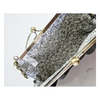 Image 3 of Pleated Black Leather Handbag 