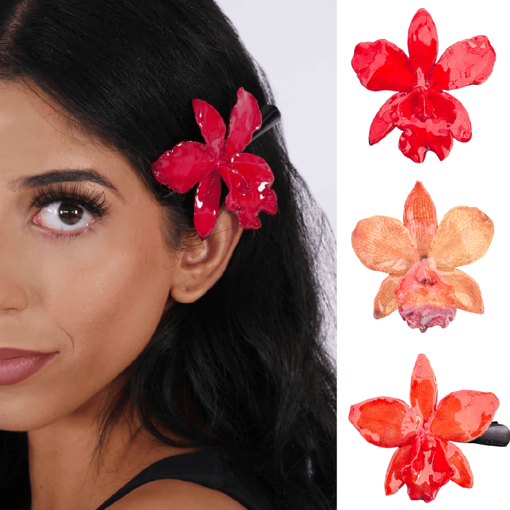 Image of Cattleya Orchid Hair Clip