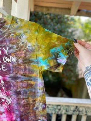 Image of SMALL Party At Your Own Pace Tie Die Shirt 6