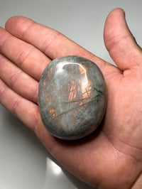 Image 9 of Sunset Labradorite Palm Stone #3009
