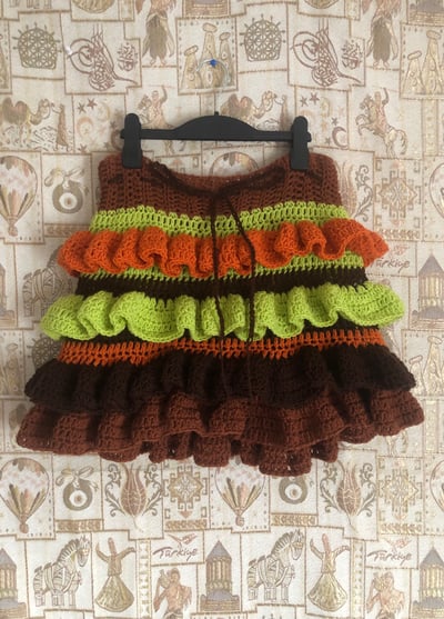 Image of Ruffled Skirt 
