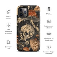 Image 5 of Goblincore Skull and Mushroom Grunge/Punk Tough Case for iPhone®