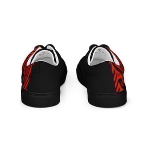 Image of Red/Black Printed Solid Sneakers