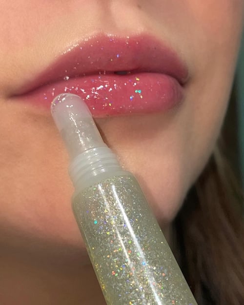 Image of Icicle❄️🧊 Holographic Glitter Lip Gloss