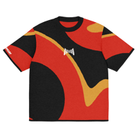 Image 3 of Life - Red/Gold - Knitted Shirt