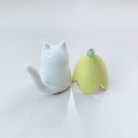 Image 5 of Banana Cat Ceramic Figurine 