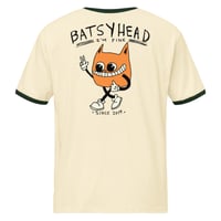 Image 5 of batsyhead logo Unisex ringer t-shirt