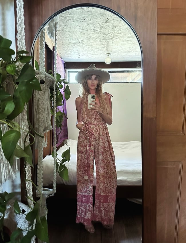 RISHIKESH Indian tapestry jumpsuit