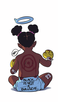 BLACK IS NOT A BULLSEYE 