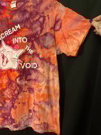 Image 3 of LARGE  Scream Into The Void Tie Dye Shirt  1