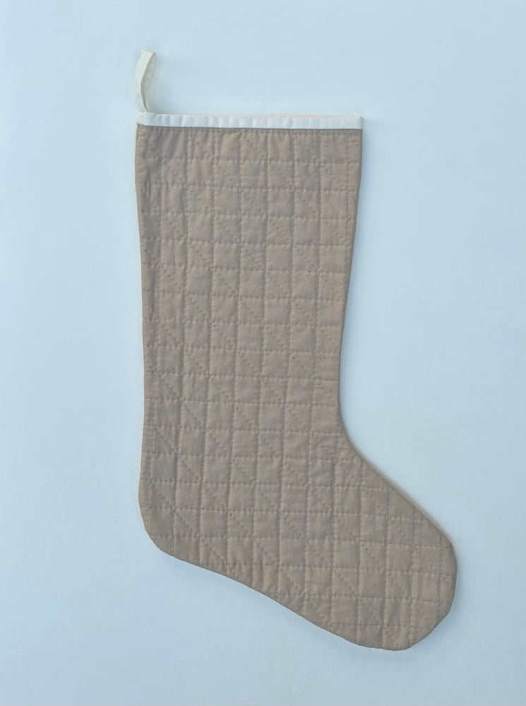 Image of Solid Quilted Stocking