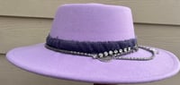 Image 3 of Lavender Bolero  Hat, Silver & Feather Band
