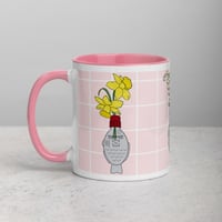 Image 2 of Soy sauce and flower illstruations Mug with Color Inside