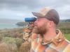 Quilted Binoculars Logo Snap-back Hat