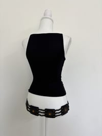 Image 3 of Vintage glitter top // S