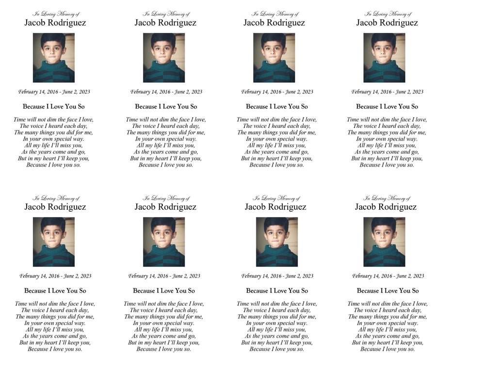 Child Meets Jesus Prayer Cards