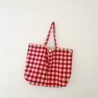 Image 1 of cocon gingham big tote