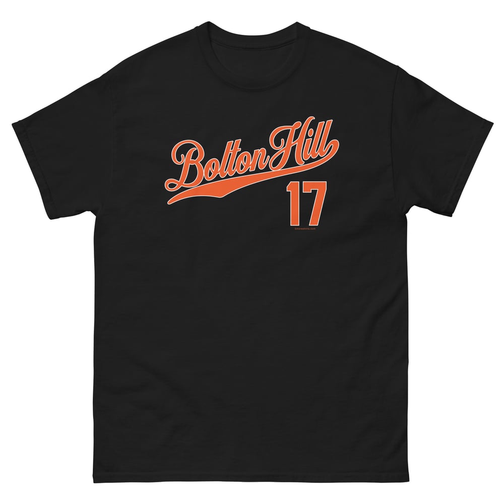 Image of Bolton Hill Baltimore T-Shirt 21217 Mens (Black)