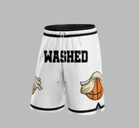 Washed basketball sublimation shorts 