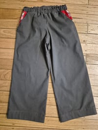 Image 1 of Kylie Jane Pocket Pants-black pearl drill 