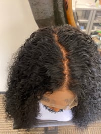 Image 5 of CAMILA| 100% HUMAN HAIR 13 X 6 CURLY 24” FREE PART LACE FRONT WIG