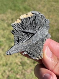Image 1 of Black Kyanite Fan Specimen #1975