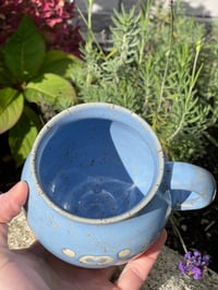 Image 2 of Fat Belly Face Mug (Light Blue)