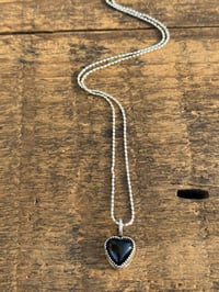 Midnight Heart Necklace