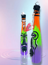 African Warrior Incense Bottle