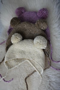 Image 11 of Teddy Bonnet - Hand-knit in Ireland