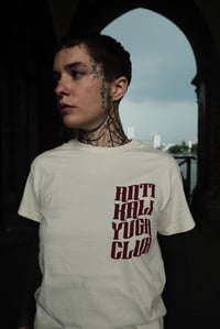 Image 5 of ANTI KALI YUGA CLUB /Shirt (White/Red)