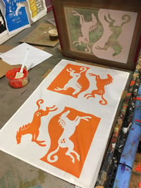 Image 11 of Beginners Level - Screen Printing on to fabric - Upcoming Open Classes 