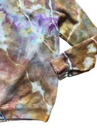 Image 10 of  M Unisex Crew Sweatshirt in Terrestrial Geode Ice Dye