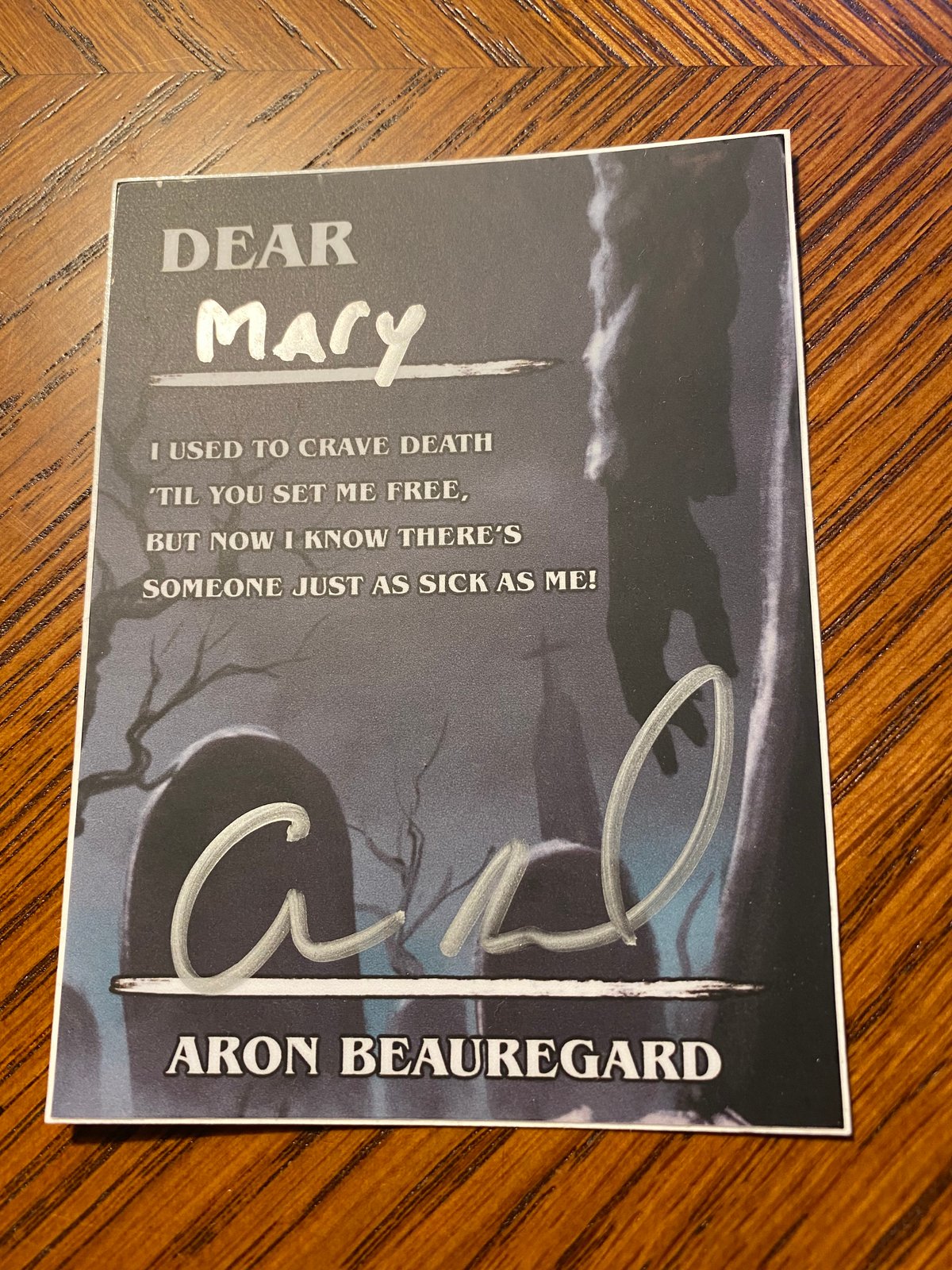 Personalized AB Horror Bookplate - Great For International Readers