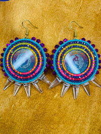 Image 8 of Neon Vibes Kokopeli Earrings 