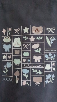 Image 5 of cutie mosaic tote bag