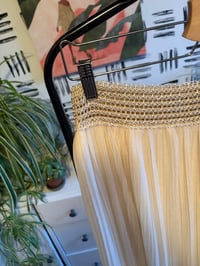 Image 2 of Cream pleated skirt 