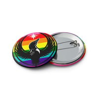 Image 3 of Pride Rebel Loon Buttons - Large
