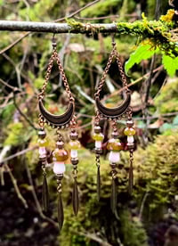 Image 3 of Triple Mushroom Drops Earring 