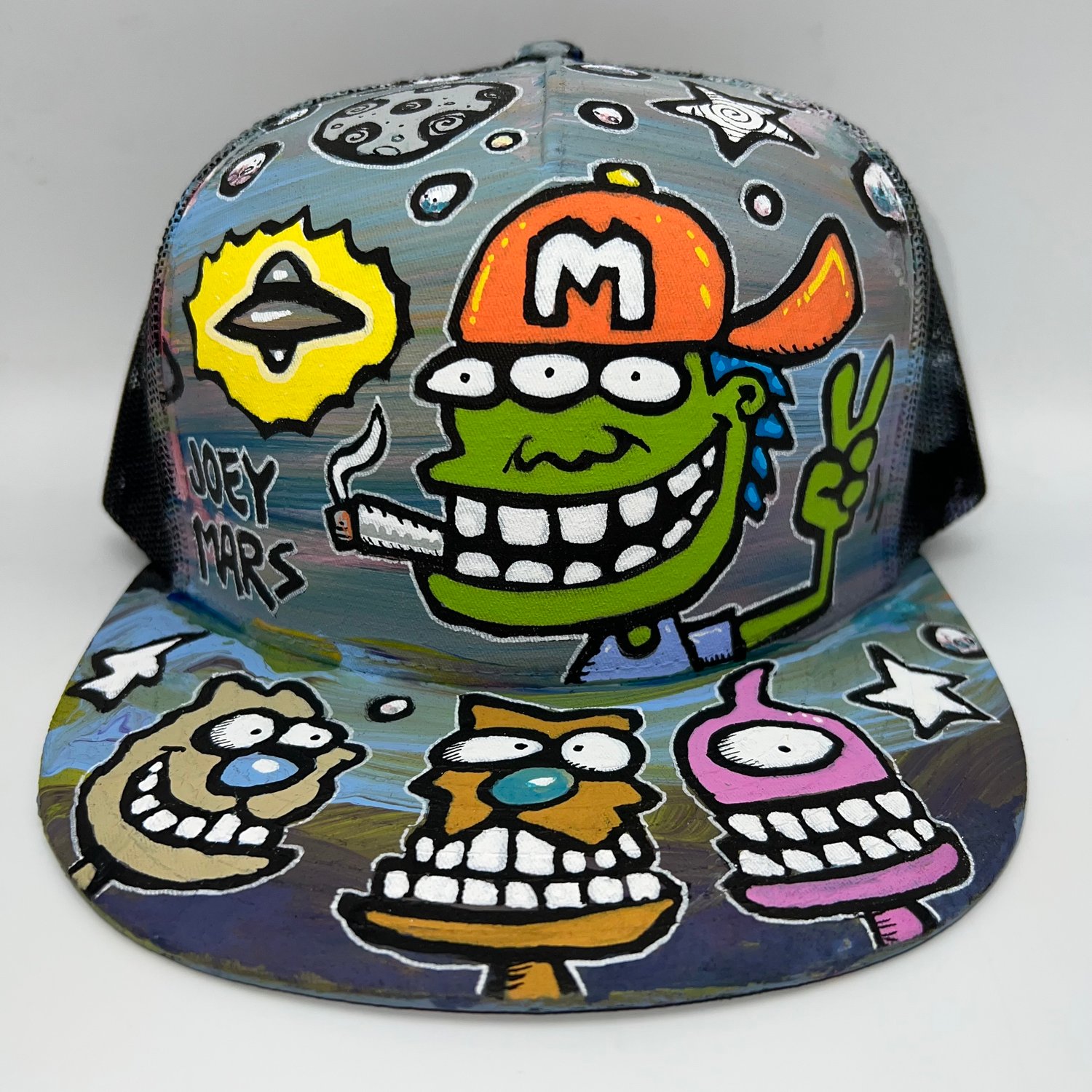 Hand painted Hat 395