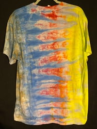 Image 4 of LARGE Mom I'm Scared Come Pick Me Up Tie Dye Shirt 2