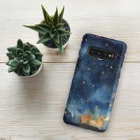 Image 3 of Celestial Constellation Night Sky Stars and Clouds Painting Tough case for Samsung®