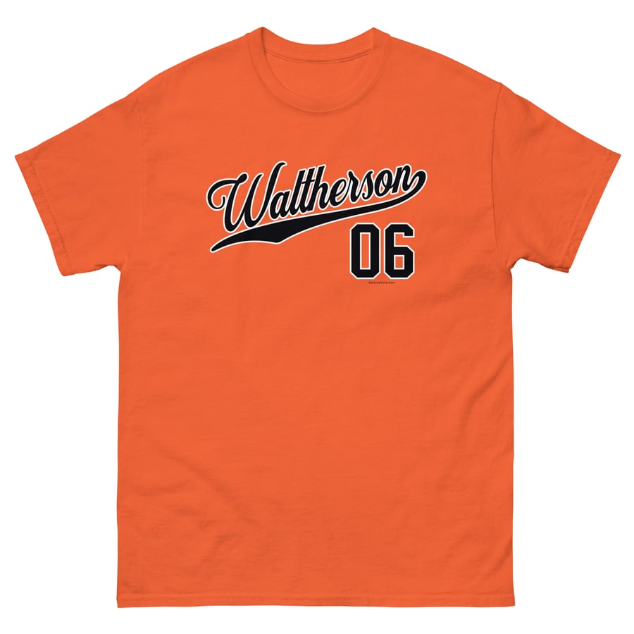 Image of Waltherson Baltimore T-Shirt 21206 Mens (Orange)