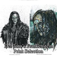 Image 1 of Del Toro Frankenstein Selection - 11x14 Signed Print