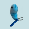 Blue Shrimplet keychain 
