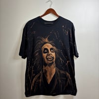 Image 3 of “BEETLEJUICE #1” Custom Bleach Painted T-shirt XL