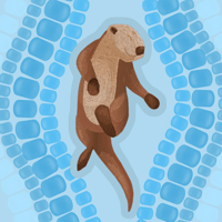 Image 2 of Lii Lootr - Solo Otter Sticker (mini)