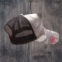 Image 4 of Arctic Camo Spider Trucker Cap