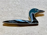 Image 2 of Black-throated Diver - No.96 - UK Birding Pins - Enamel Pin Badge