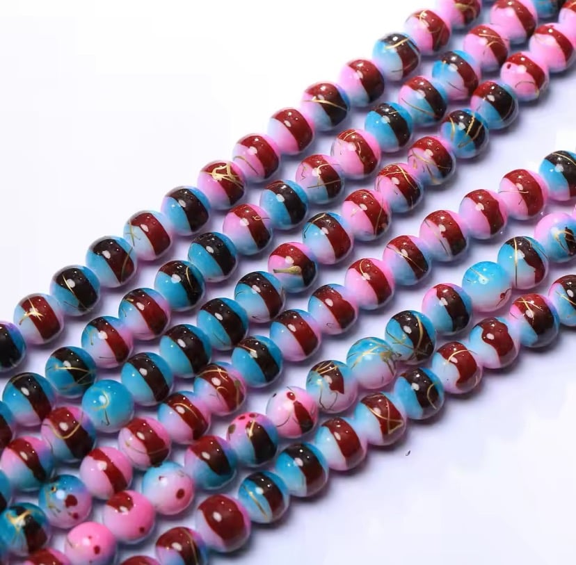Image of Pink Emerald Bead #36